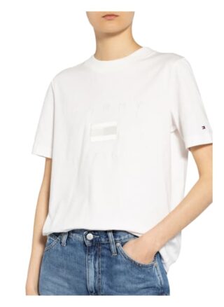 Tommy Hilfiger T-Shirts Damen, Weiß