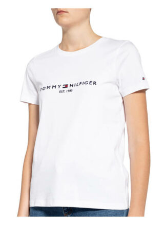 Tommy Hilfiger T-Shirts Damen, Weiß