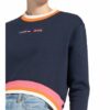 Tommy Jeans Cropped-Sweatshirt blau