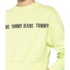 Tommy Jeans Cropped-Sweatshirt gruen