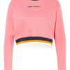 Tommy Jeans Cropped-Sweatshirt pink