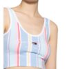 Tommy Jeans Cropped-Top blau