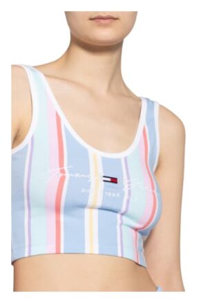 Tommy Jeans Cropped-Top blau
