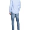 Tommy Jeans Casual-Hemd Herren, Blau