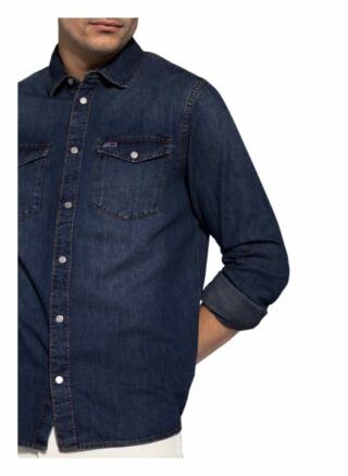 Tommy Jeans Jeanshemd Regular Fit blau