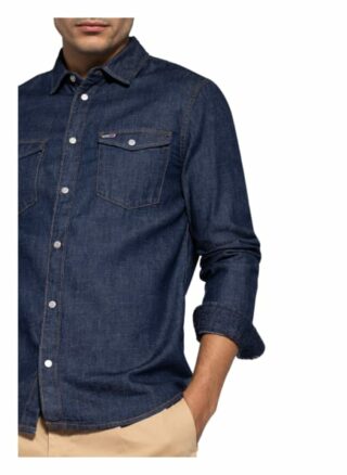 Tommy Jeans Jeanshemd Herren, Blau