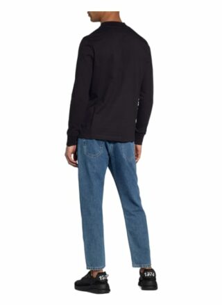 Tommy Jeans Longsleeve Herren, Schwarz