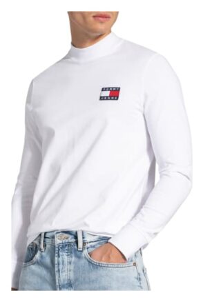 Tommy Jeans Longsleeve Herren, Weiß