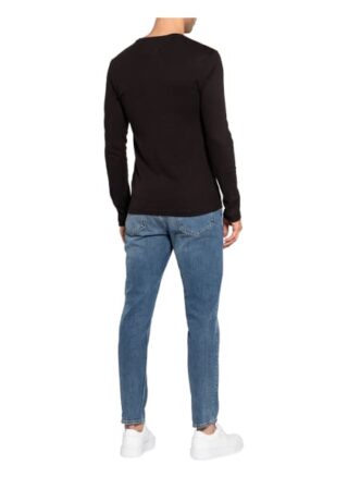 Tommy Jeans Longsleeve Herren, Schwarz