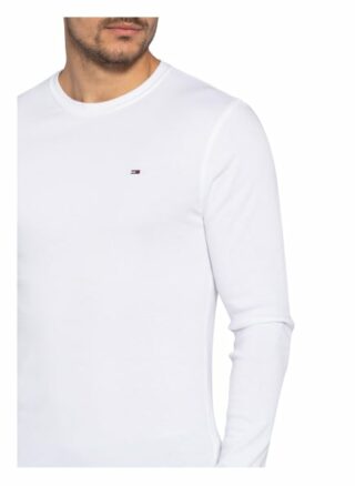 Tommy Jeans Longsleeve Herren, Weiß