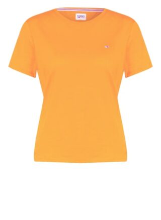 Tommy Jeans T-Shirts Damen, Orange