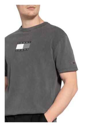 Tommy Jeans T-Shirt Herren, Schwarz