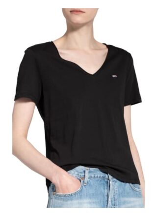 Tommy Jeans T-Shirts Damen, Schwarz