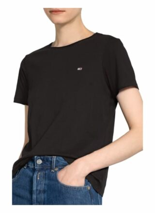 Tommy Jeans T-Shirts Damen, Schwarz