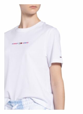 Tommy Jeans T-Shirts Damen, Weiß