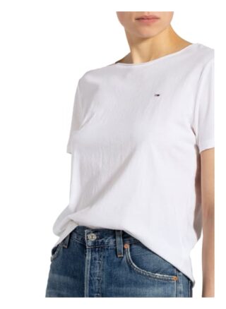 Tommy Jeans T-Shirts Damen, Weiß