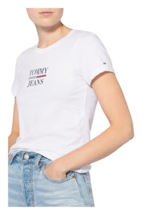 Tommy Jeans T-Shirts Damen, Weiß