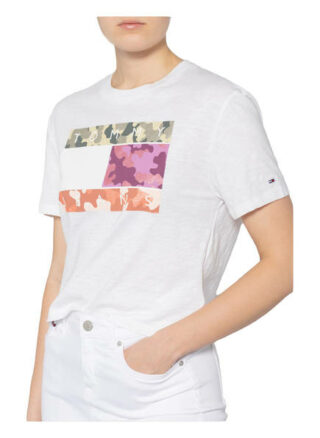 Tommy Jeans T-Shirts Damen, Weiß