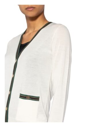 Tory Burch Strickjacke Madeline Aus Merinowolle weiss