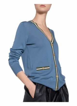Tory Burch Strickjacke Madeline blau