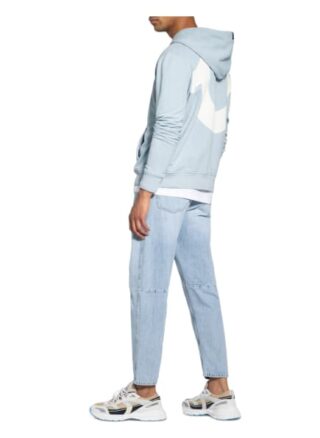 True Religion Hoodie Herren, Blau