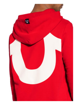 True Religion Hoodie Herren, Rot