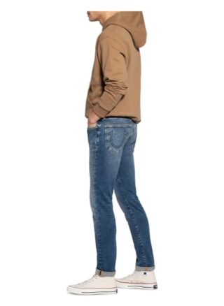True Religion Rocco Skinny Jeans Herren, Blau
