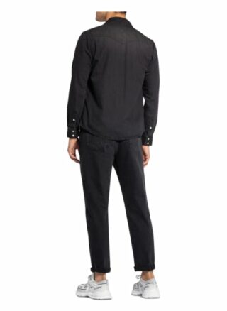 True Religion Jeanshemd Herren, Schwarz