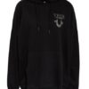 True Religion Oversized-Hoodie True Mit Schmucksteinbesatz schwarz