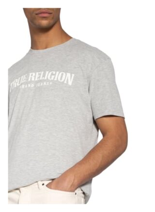 True Religion T-Shirt Herren, Grau
