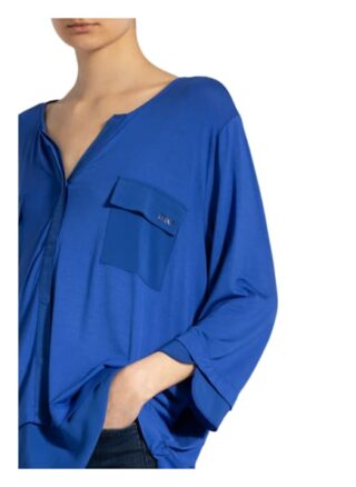 Twenty Six Peers Blusenshirt Mit 3/4-Arm blau