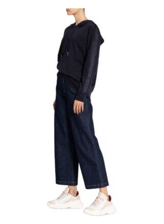 Twenty Six Peers Hoodie Mit Galonstreifen blau