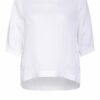 Twenty Six Peers Leinenshirt Mit 3/4-Arm weiss