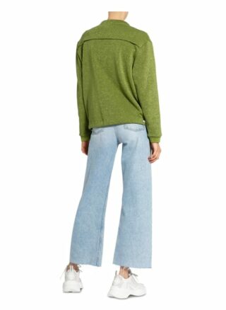 Twenty Six Peers Sweatjacke Mit Glitzergarn gruen