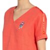 Twenty Six Peers T-Shirt Aus Leinen rot