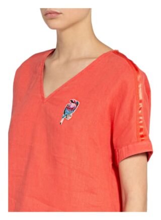 Twenty Six Peers T-Shirt Aus Leinen rot