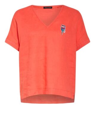 twenty six peers T-Shirt aus Leinen Damen, Rot
