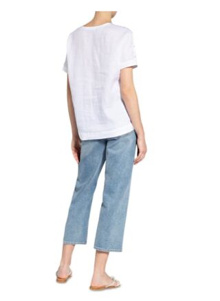 Twenty Six Peers T-Shirt Aus Leinen weiss