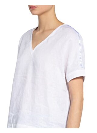 Twenty Six Peers T-Shirt Aus Leinen weiss