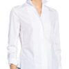 Van Laack Bluse Myrthe Im Materialmix weiss