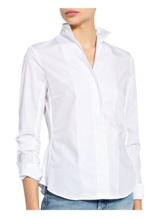Van Laack Bluse Myrthe Im Materialmix weiss