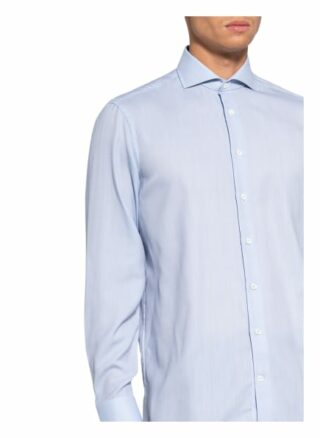 Van Laack Hemd Reso Tailor Fit Aus Merinowolle blau