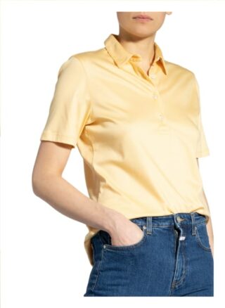 Van Laack Jersey-Poloshirt Mirja gelb