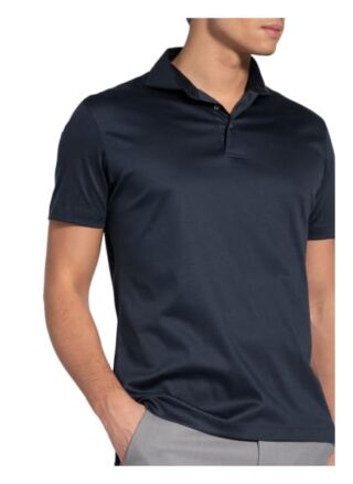 van Laack Peso Jersey-Poloshirt Herren, Blau