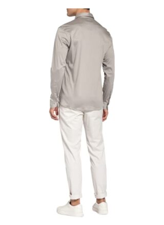 Van Laack Jerseyhemd Per Tailor Fit beige
