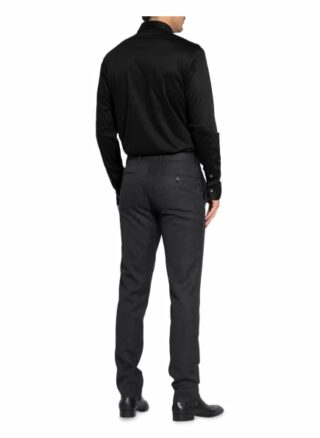 Van Laack Jerseyhemd Per Tailor Fit schwarz