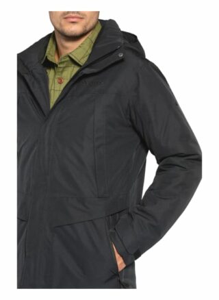 Vaude Parka Idris Mit Abnehmbarer Kapuze schwarz