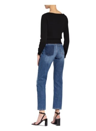 Versace Cropped-Strickjacke Aus Cashmere schwarz