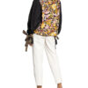 Versace Jeans Couture Sweatshirt Im Materialmix schwarz