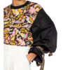 Versace Jeans Couture Sweatshirt Im Materialmix schwarz
